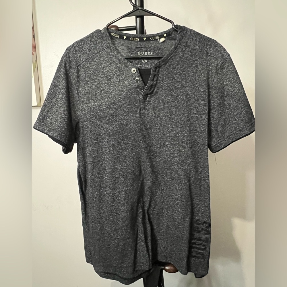 GUESS Charcoal Short Sleeve Tee